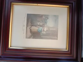 Coleccion completa 13 cuadros ingleses antiguos