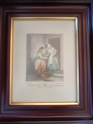 Coleccion completa 13 cuadros ingleses antiguos