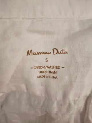 Camisa blanca de lino