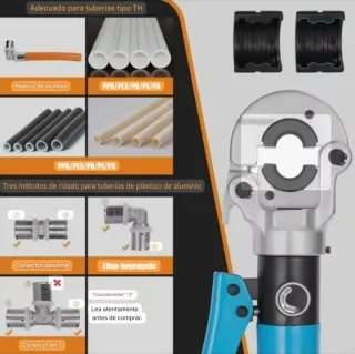 A ESTRENAR tenaza hidráulica para tubos multicapa