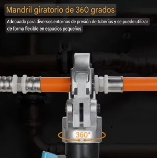 A ESTRENAR tenaza hidráulica para tubos multicapa