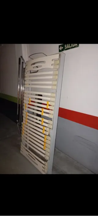 Somier articulado 90x190 barandilla de seguridad.