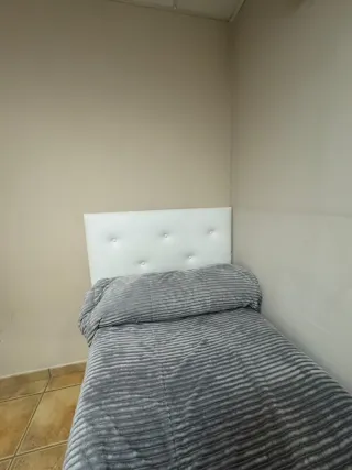 Canapé 90cm Blanco con Cabezal