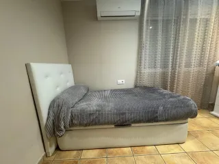 Canapé 90cm Blanco con Cabezal