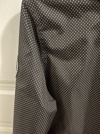 Chubasquero Roxi Negro con Lunares Blancos