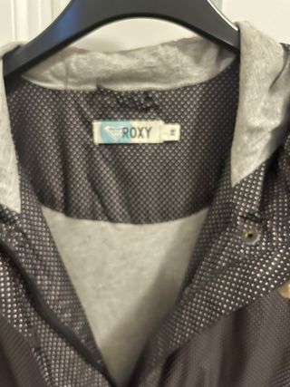 Chubasquero Roxi Negro con Lunares Blancos