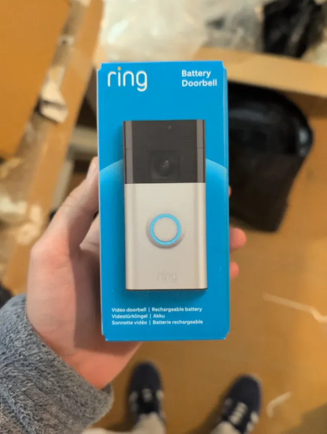 Videotimbre Ring con Batería Recargable