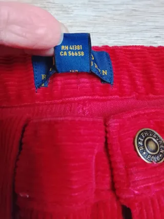 Pantaloni velluto a coste bimbo Polo Ralph Lauren