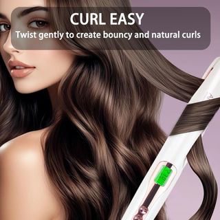 NUEVO! Plancha y Rizador Cerámica 2 en 1 Rosa