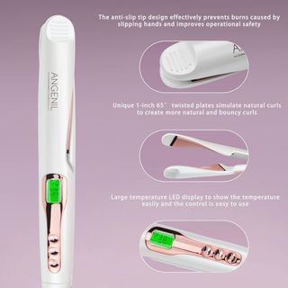 NUEVO! Plancha y Rizador Cerámica 2 en 1 Rosa