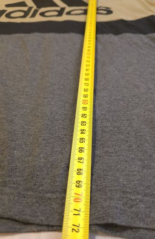 Camiseta Adidas Marron y Gris Talla L Ref-74300