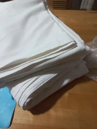 2 Fundas Nórdicas Blancas Algodón cama 80-90