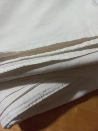 2 Fundas Nórdicas Blancas Algodón cama 80-90