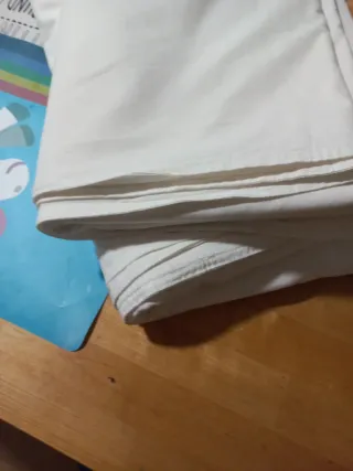 2 Fundas Nórdicas Blancas Algodón cama 80-90