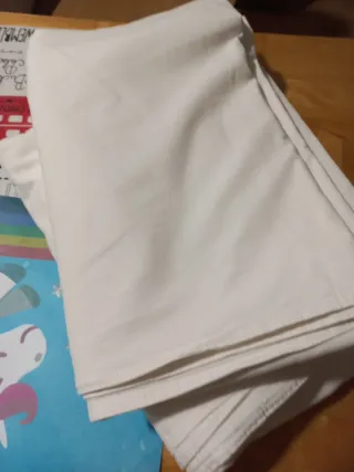 2 Fundas Nórdicas Blancas Algodón cama 80-90