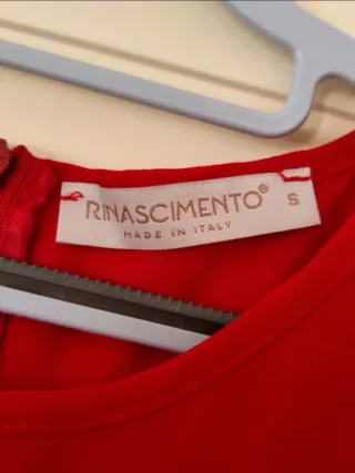 Abito Rinascimento Donna Taglia S Rosso