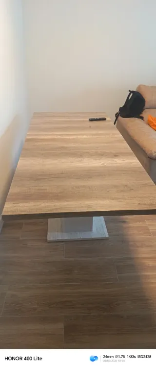 Mesa de madera buena salón extensible