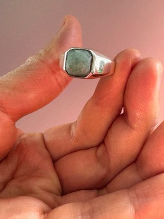 Anillo Plata 925 con Aquamarina