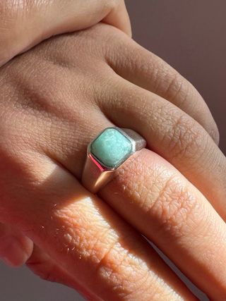 Anillo Plata 925 con Aquamarina