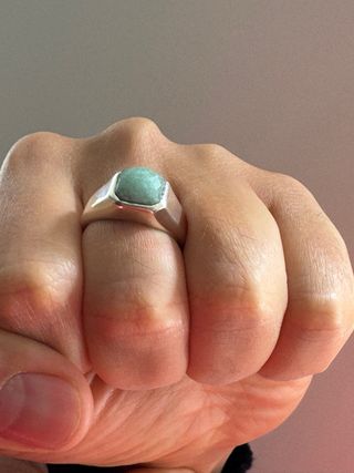 Anillo Plata 925 con Aquamarina