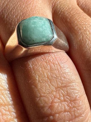 Anillo Plata 925 con Aquamarina