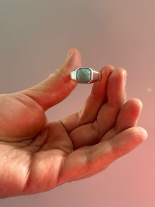 Anillo Plata 925 con Aquamarina