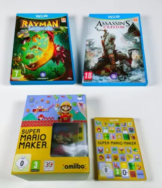 Lote Wii U: Rayman Legends, Assassin's Creed III,