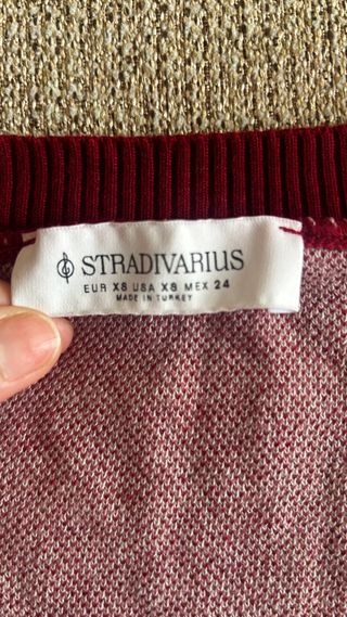 Jersey sin mangas Stradivarius rombos