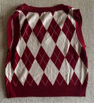 Jersey sin mangas Stradivarius rombos