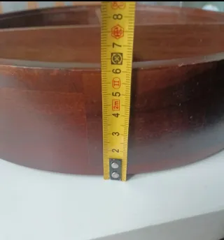 Contenitore legno 4 scomparti con coperchio