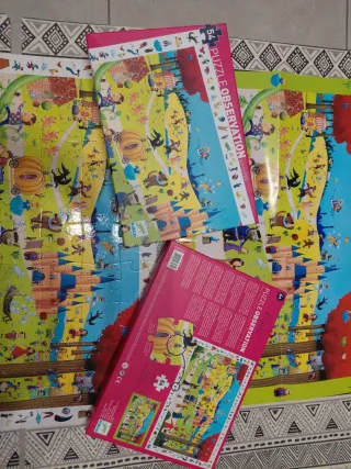 Puzzle de observación infantil