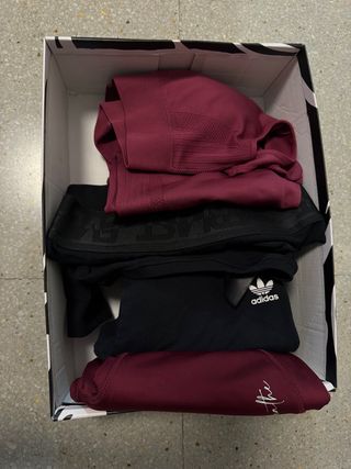 Lote 5 prendas: Adidas, Everlast, local