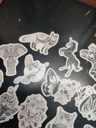 Lote pegatinas animales