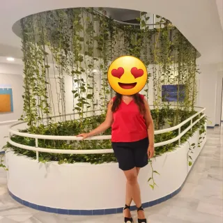 Blusa SHEIN Rosa V-Neck Sin Mangas