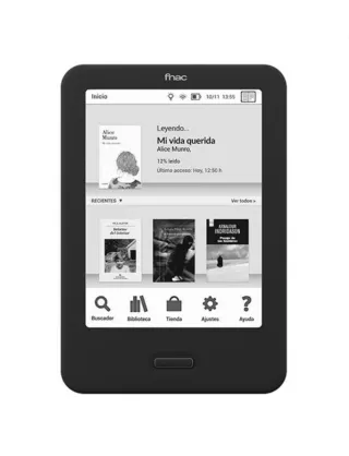 Libro electrónico Fnac con luz integrada