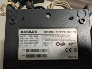 Cajón Portamonedas y Bixolon Impresora Tickets