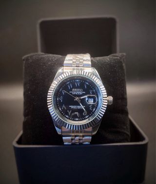 Reloj Seiko Oyster Perpetual Datejust Negro