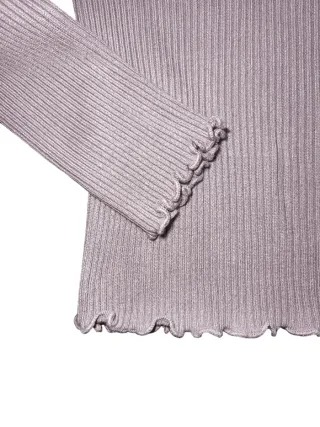 Top Canalé Lila Pull & Bear