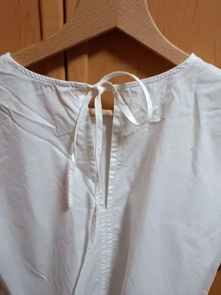 Camisa Zara Peplum Blanca Talla S