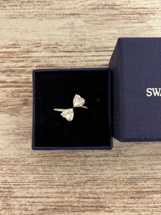 Anillo Swarovski Corazón Plata