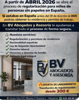 NUEVA OPORTUNIDAD PARA REGULARIZAR