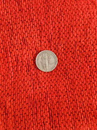 Moneda Mercury Dime USA 1943