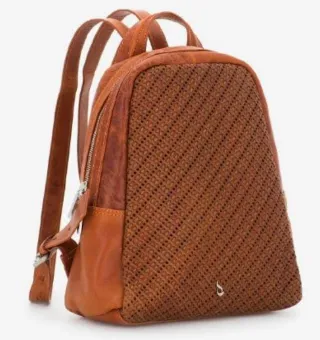 Mochila Abbacino Piel Marrón