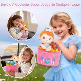 NUEVO! Muñeca Princesa Sirena 3 disfraces