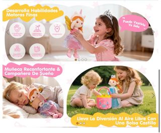 NUEVO! Muñeca Princesa Sirena 3 disfraces