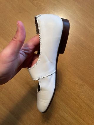 Zapatos comunión blancos talla 37