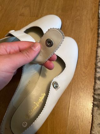 Zapatos comunión blancos talla 37