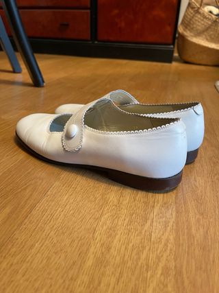 Zapatos comunión blancos talla 37