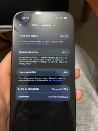 iPhone 15 Negro/Gris