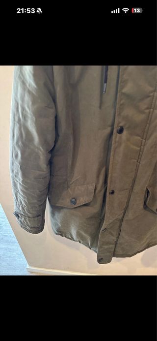 Parka hombre Mango verde oliva